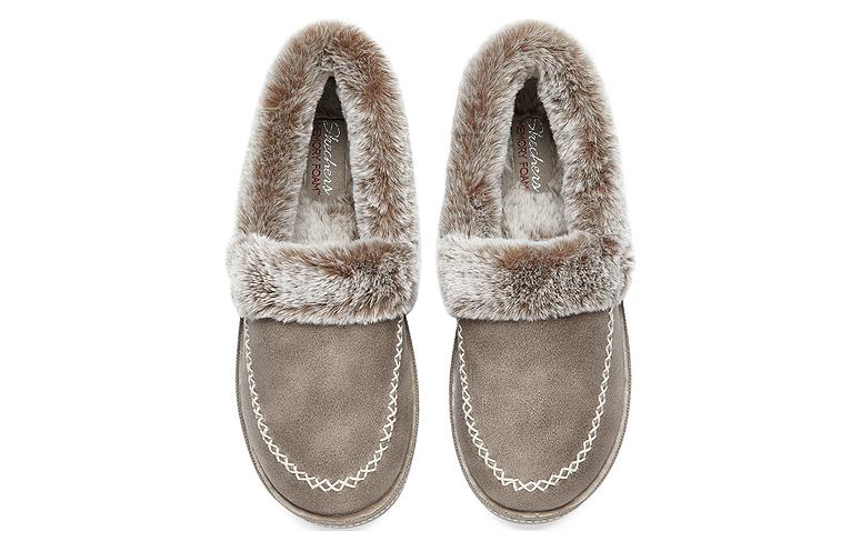 Lookbook (W) Skechers Cozy Campfire ''Let''s Toast - Taupe'' Dames Sneakers 167622-TPE