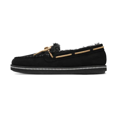 (W) Skechers Cozy Campfire Low-Top Slip-on Shoes Black