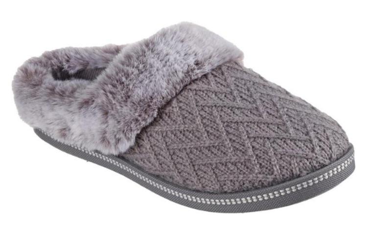 Lookbook (W) スケッチャーズ ふかふか焚火ミュール (グレー) 167225-GRY