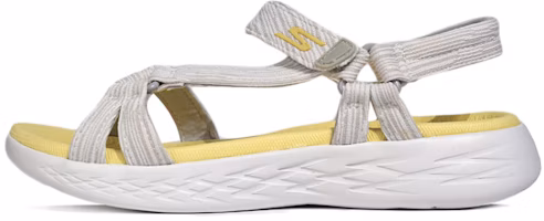 (Women) Skechers Cozy Lightweight Casual Sandals Beige 15319-GYYL (Women) Skechers Cozy Lightweight Casual Sandals Beige 15319-GYYL