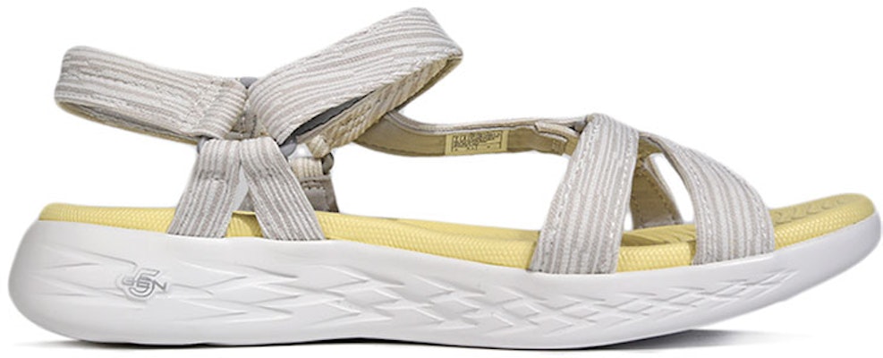 Skechers 舒適輕便休閒涼鞋 女款 米白 Order Skechers 舒適輕便休閒涼鞋 女款 米白