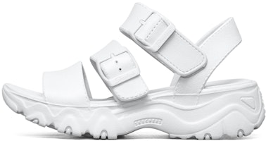 (Women) Skechers Cozy Lightweight Outdoor Sports Sandals White 111061-WHT (Women) Skechers Cozy Lightweight Outdoor Sports Sandals White 111061-WHT
