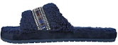 Buy (W) Skechers Cozy Slide 'Bling It Blue' Selipar Kasual Biru Berkilau 167235-NVY