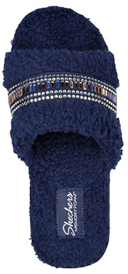 (Women) Skechers Cozy Slide 'Bling It Blue' 167235-NVY Shop (Women) Skechers Cozy Slide 'Bling It Blue' 167235-NVY