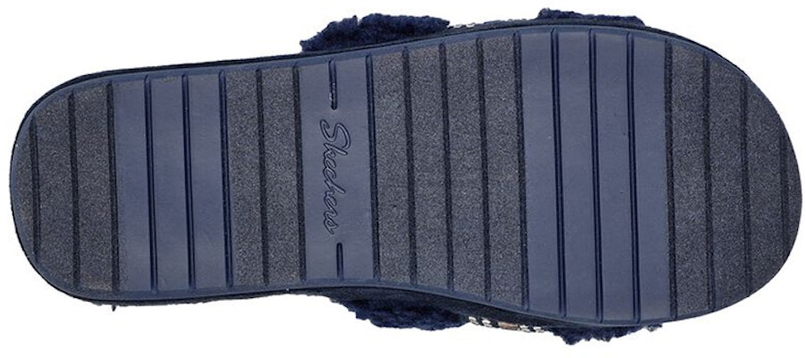 (Women) Skechers Cozy Slide 'Bling It Blue' 167235-NVY Purchase (Women) Skechers Cozy Slide 'Bling It Blue' 167235-NVY