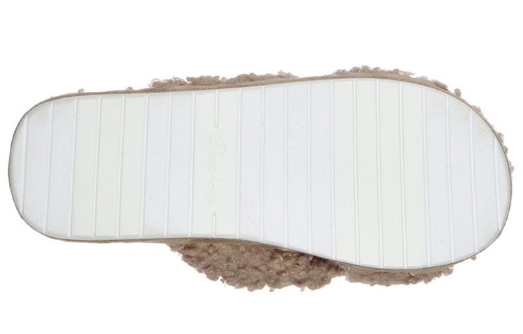 Shop Skechers 舒適滑入式拖鞋 女用 咖啡色