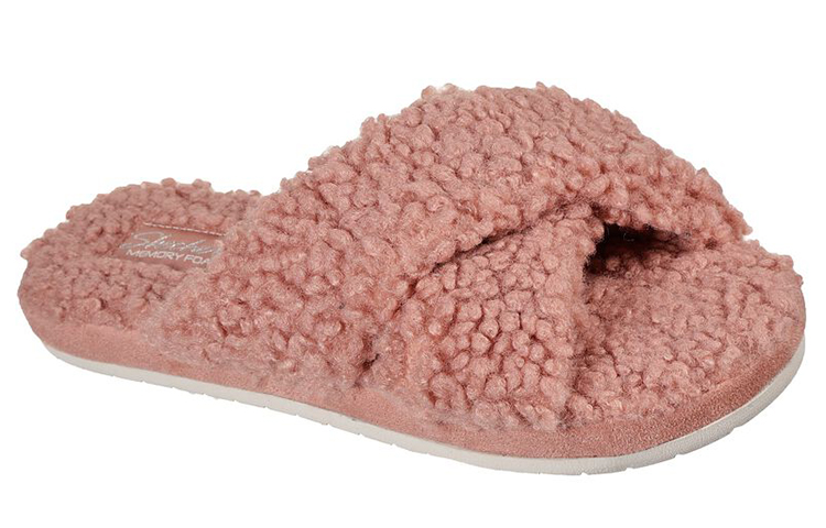 Lookbook (W) スケッチャーズ レディース コージースライド 'ピンク' 167236-ROS 167236-ROS