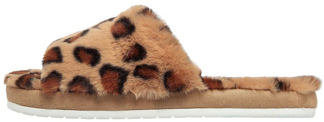 (Women) Skechers Cozy Slide 'Wild Night Leopard' 167237-TAN Buy (Women) Skechers Cozy Slide 'Wild Night Leopard' 167237-TAN