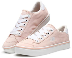 Lookbook Skechers Cupsole 1 低筒休閒板鞋 女款 粉白
