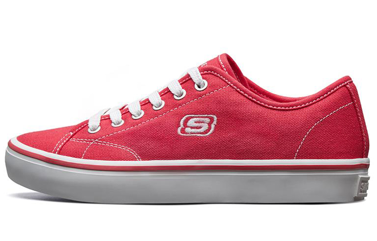 (Women) Skechers Cupsole 1 'Red White' 66666131-RED