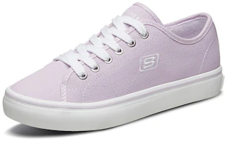 Lookbook Skechers Cupsole 1 輕便低筒帆布鞋 女士 淡紫色