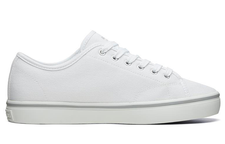 (W) Skechers Cupsole 1 Low-Top Canvas Shoes White 圖 2