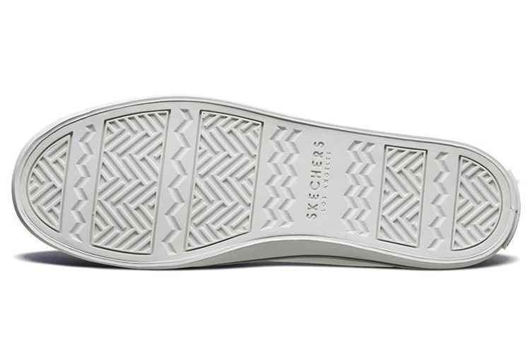 (W) Skechers Cupsole 1 Low-Top Canvas Shoes White 圖 5
