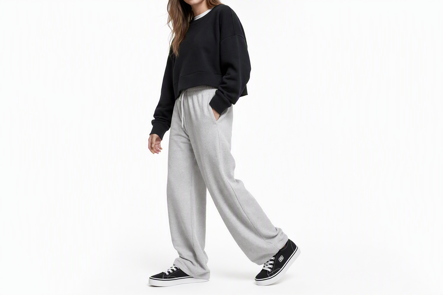 Order Skechers Cupsole 1 低筒帆布鞋 女款 黑色