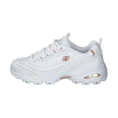 (W) Skechers D 'Lites Fresh Start Low Running Shoes Gold