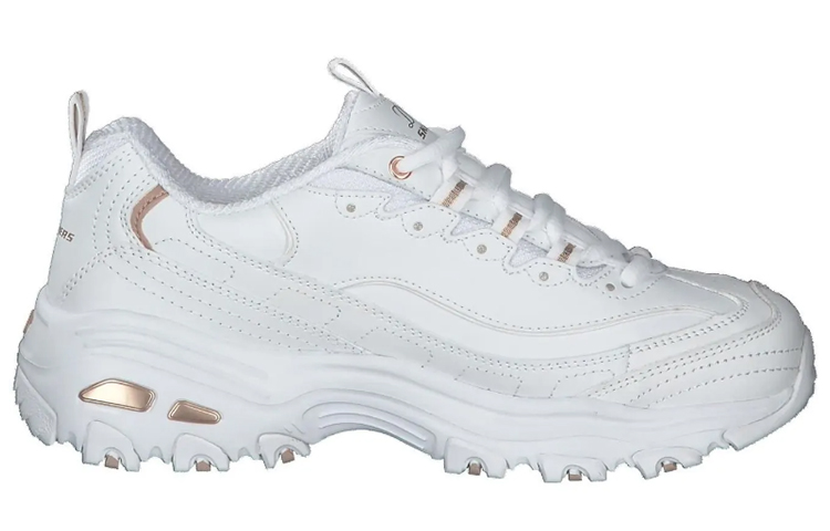 (W) Skechers D 'Lites Fresh Start Low Running Shoes Gold 圖 2