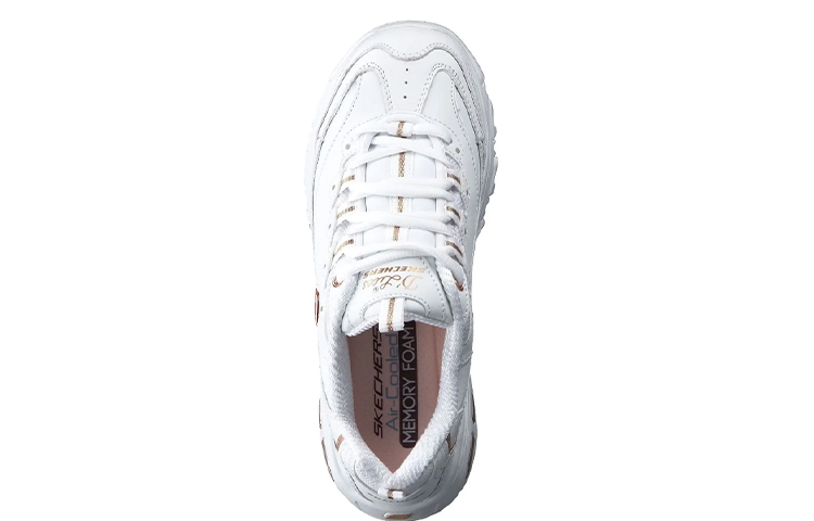 (W) Skechers D 'Lites Fresh Start Low Running Shoes Gold 圖 3