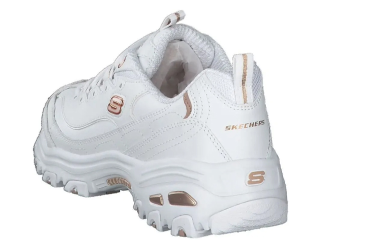 (W) Skechers D 'Lites Fresh Start Low Running Shoes Gold 圖 4