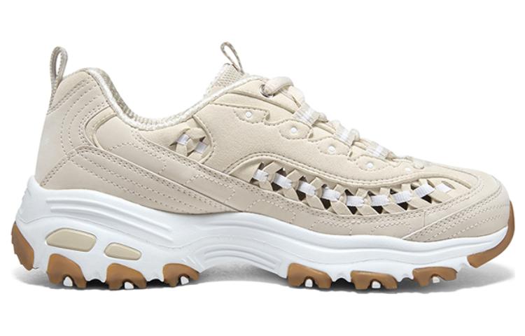Order (W) Skechers D'LITES 1.0 'Beige' Sepatu Wanita Beige Fashion 896197-NAT