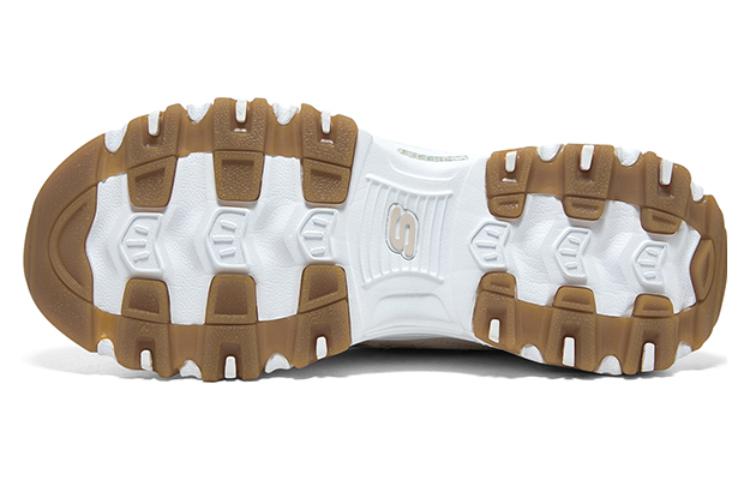 Shop (W) Skechers D'LITES 1.0 'Beige' Sepatu Wanita Beige Fashion 896197-NAT