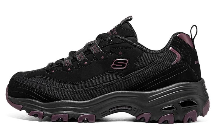 (Women) Skechers D'LITES 1.0 'Black' 149906-BKPR