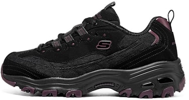 (Women) Skechers D'LITES 1.0 'Black' 149906-BKPR (Women) Skechers D'LITES 1.0 'Black' 149906-BKPR