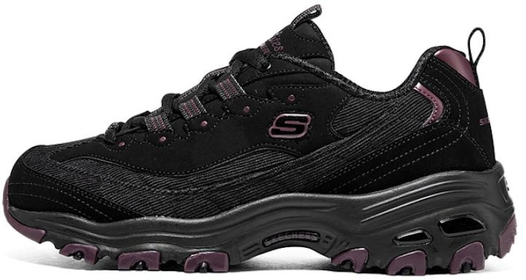 (W) Skechers D'LITES 1.0 'Negro' 149906-BKPR Buy (W) Skechers D'LITES 1.0 'Negro' 149906-BKPR