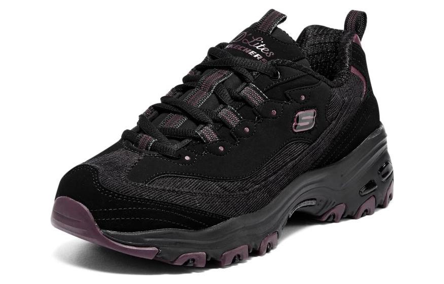 Lookbook (W) Skechers D'LITES 1.0 'Negro' 149906-BKPR
