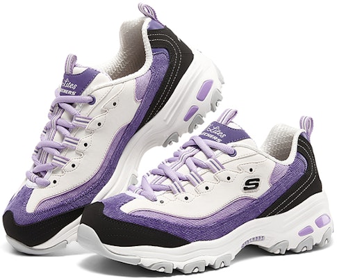 (W) Skechers D'Lites 1.0 'Hitam' 149906-PRLV Lookbook (W) Skechers D'Lites 1.0 'Hitam' 149906-PRLV