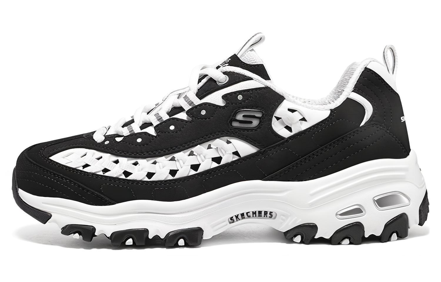 Buy (W) Skechers D'Lites 1.0 'Negro y Blanco' 896197-BKW