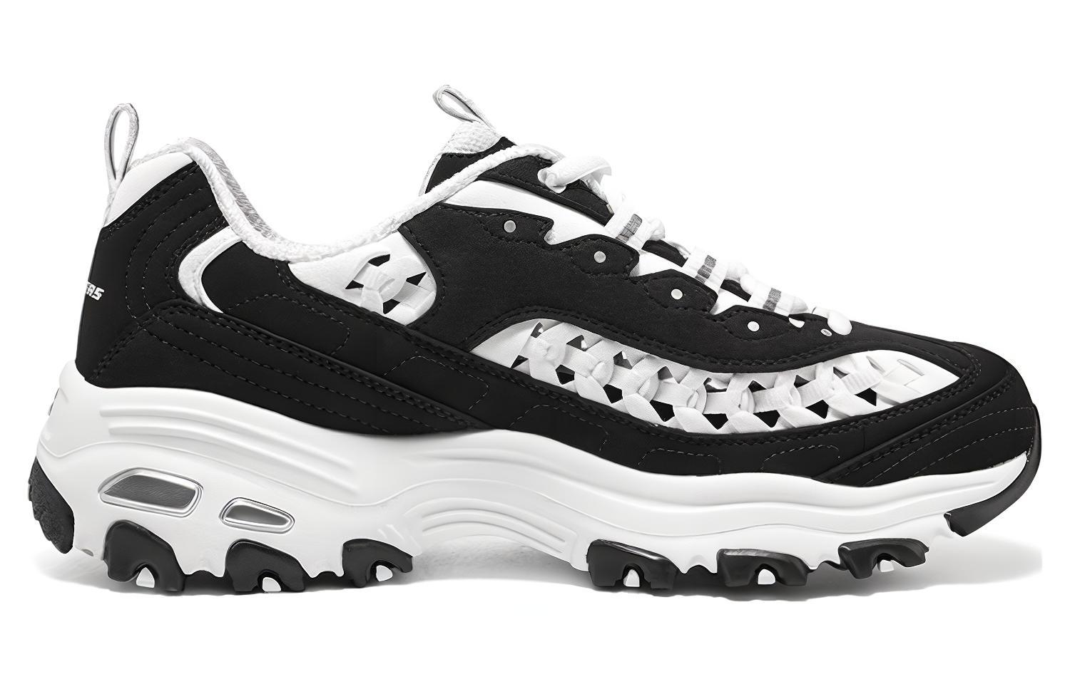Order (W) Skechers D'Lites 1.0 'Negro y Blanco' 896197-BKW