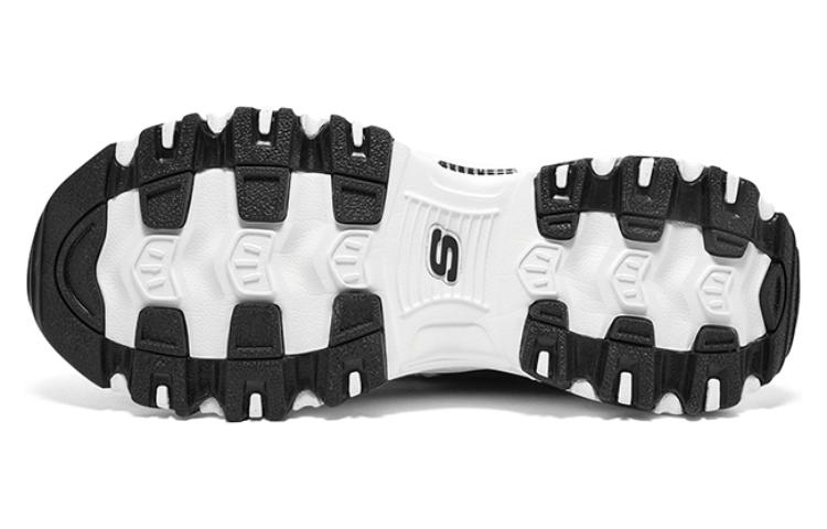 Shop (W) Skechers D'Lites 1.0 'Negro y Blanco' 896197-BKW