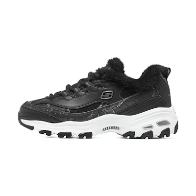 (W) Skechers D'lites 1.0 'Black'
