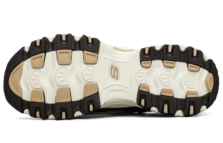 (W) Skechers D'lites 1.0 Running Shoes Black/Gold 圖 5