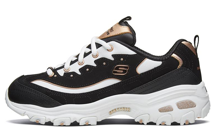 Buy (W) Skechers D'Lites 1.0 'Hitam Emas' 66666239-BWGD