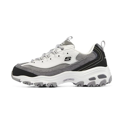 (W) Skechers D'Lites 1.0 'Black Gray'