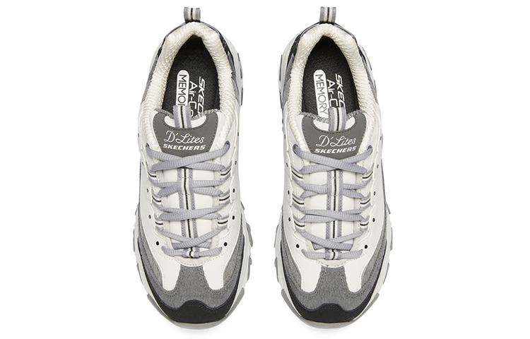 Shop (W) スケッチャーズ D'Lites 1.0 ブラック/グレー 149906-BKGY