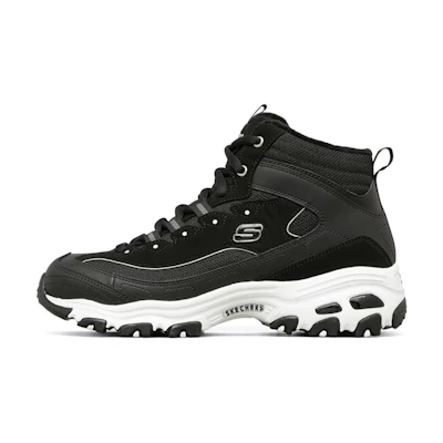 (W) Skechers D'Lites 1.0 High 'Black'