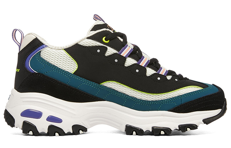 Order (W) Skechers D'Lites 1.0 'Negro Azul Morado' 896062-BKMT