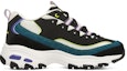 Order (W) Skechers D'Lites 1.0 'Hitam Biru Ungu' 896062-BKMT