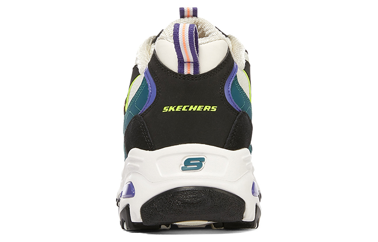 Shop (W) Skechers D'Lites 1.0 'Negro Azul Morado' 896062-BKMT