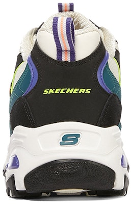 (W) Skechers D'Lites 1.0 'Hitam Biru Ungu' 896062-BKMT Shop (W) Skechers D'Lites 1.0 'Hitam Biru Ungu' 896062-BKMT