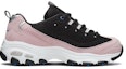 Order (W) Skechers D'lites 1.0 Kasut Sukan Hitam/Merah Jambu 13171-BKPK