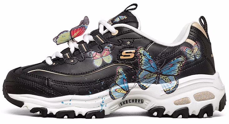 (Women) Skechers D'Lites 1.0 Low-Top Running Shoes Black 149233-BKMT Buy (Women) Skechers D'Lites 1.0 Low-Top Running Shoes Black 149233-BKMT