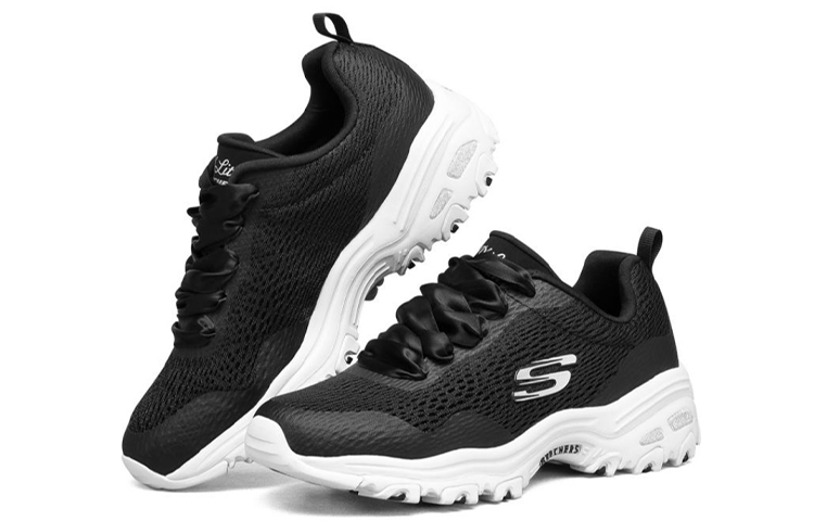 Lookbook (W) スケッチャーズ D'Lites 1.0 ブラック 66666196-BKW