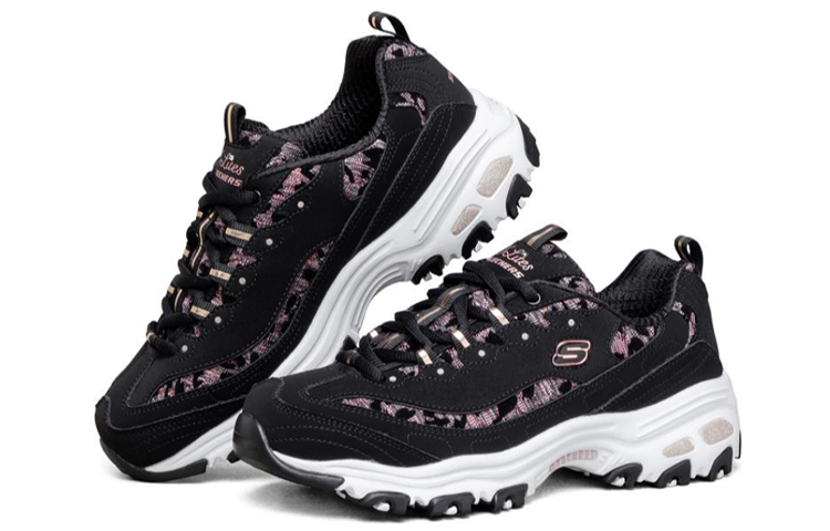 (W) Skechers D'Lites 1.0 'Black Rose Gold' 圖 3