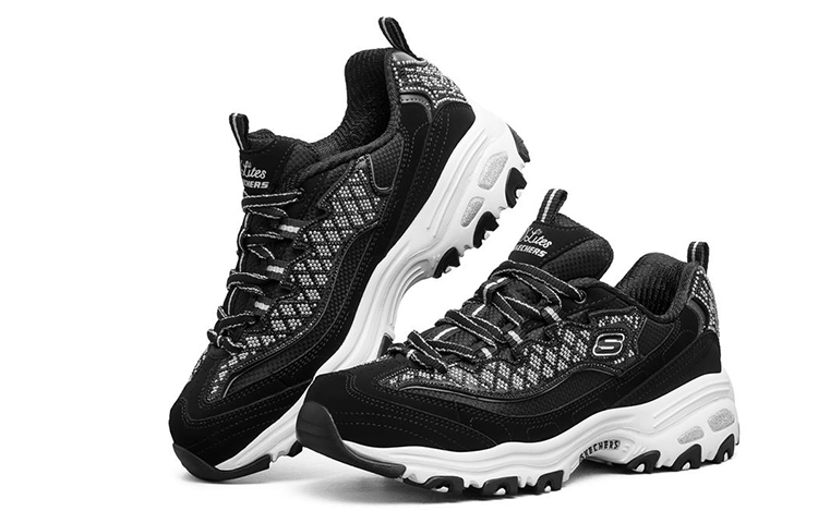 (W) Skechers D'Lites 1.0 'Black Silver' 圖 3