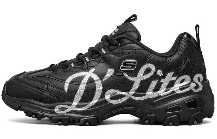 Buy Skechers D'Lites 1.0 低筒老爹鞋 女款 黑銀色
