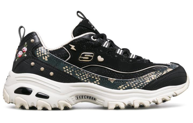 (W) Skechers D'Lites 1.0 Black 圖 2