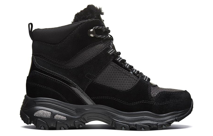 (W) Skechers D'Lites 1.0 'Black Snow Boot' 圖 2